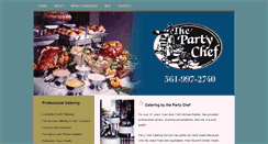 Desktop Screenshot of partychefcatering.com